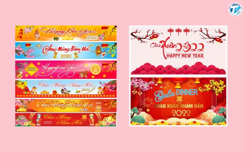 Tham khảo một số mẫu băng rôn tất niên của In Hà Thành